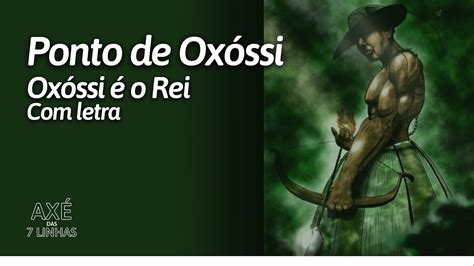 Ponto De Ox Ssi Ox Ssi O Rei Letra Ax Das Linhas Da