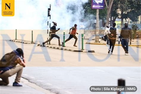 Maandamano Monday Running Battles As Police Clash With Protesters Nation