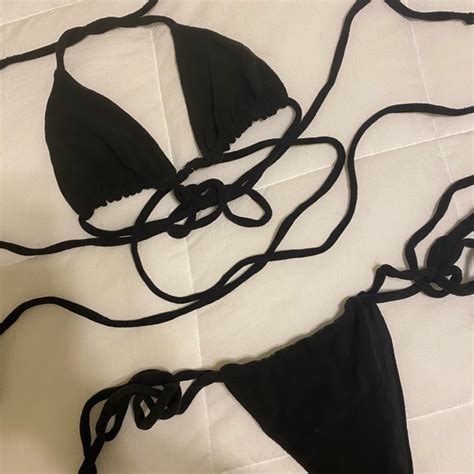 Frankie S Bikinis Swim Tatum Terry Bikini Black Poshmark