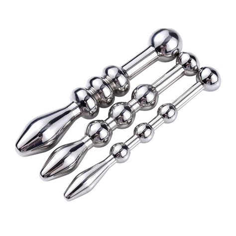 Bdsm Stainless Steel Male Urethral Sounding Plug Urethral Dilator Masturbation Device Sex Toy
