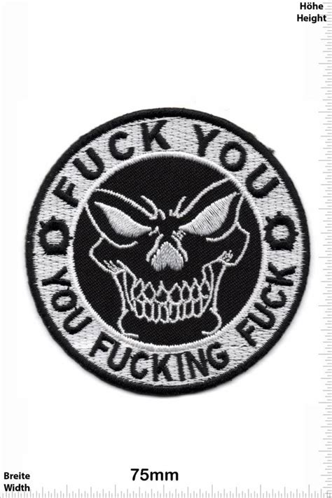 Fuck Parche Parche Posterior Patch Llaveros Pegatinas Giga Patch Mayor Patch