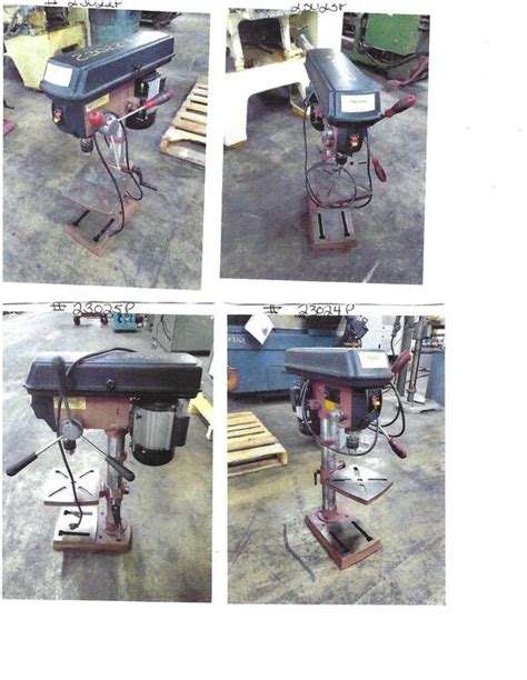 5 Used 10 Benchtop Northern Industrial Drill Press