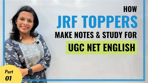 How Jrf Toppers Make Notes Study For Ugc Net English Exam Part