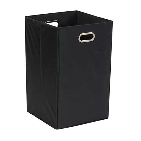 Household Essentials Gen Collapsible Laundry Hamper Black Deal