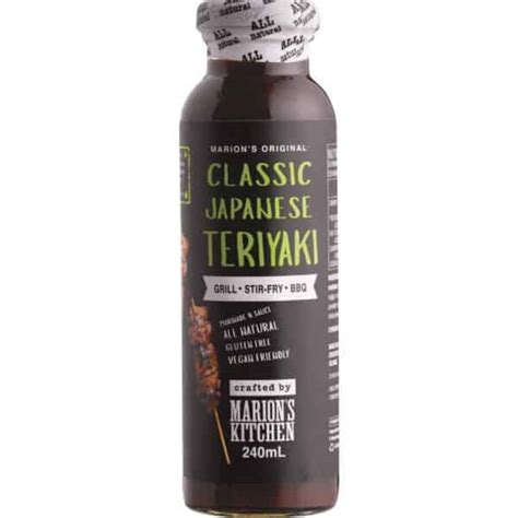 Buy Marions Kitchen Classic Japanese Teriyaki 240mL Online Worldwide