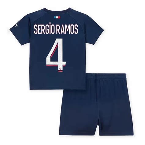 Nogometni Dres Paris Saint Germain PSG Sergio Ramos 4 Dječji Domaći