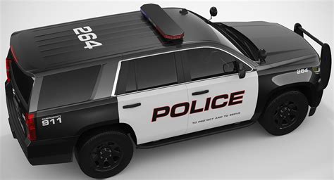 ArtStation - Chevrolet Tahoe 2018 Police | Resources