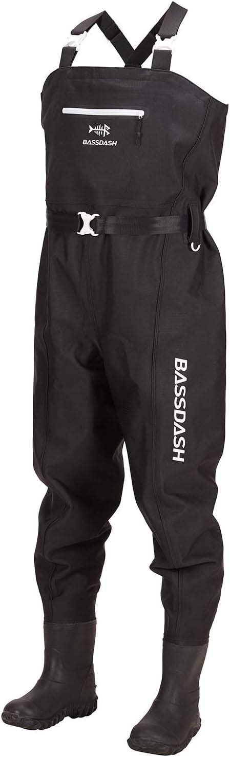 Bassdash 3D Anglerhose Wathose Wader Ultra High Strength Black Plaid