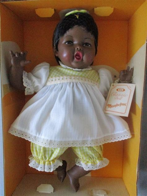 Ideal Thumbelina Doll Black African 18 Painted Eyes All Original