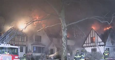 Firefighters Contend With Extreme Cold While Battling Westchester Blaze