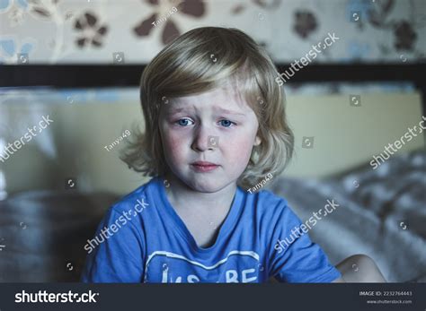 Cute Five Years Old Blonde Boy Stock Photo 2232764443 Shutterstock