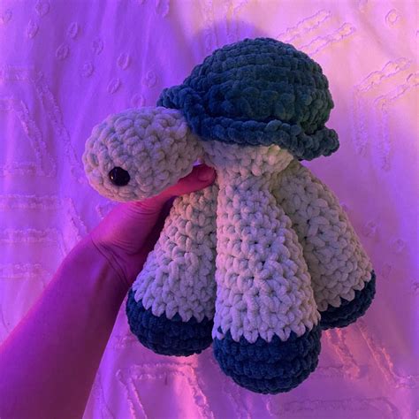 Pdf Pattern Crochet Turtle Pattern Turtle Plushie Pattern Etsy