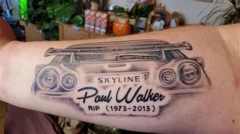 Tattoo Paul Walker Rip | Paul walker tattoo, Rip tattoo, Tattoos for guys