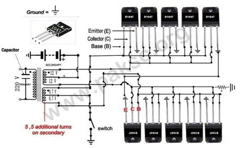 Simple Inverter Circuit Diagram W Business Industrie D