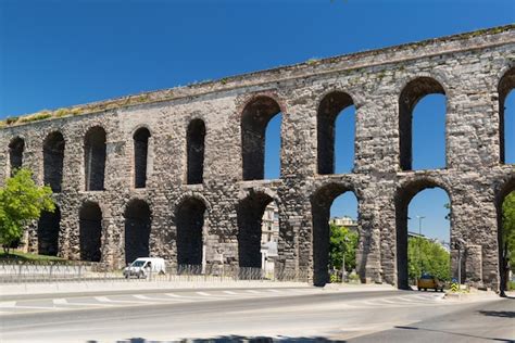 Premium Photo | Aqueduct of Valens in Istanbul Turkey