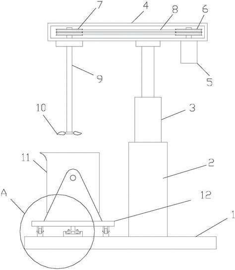 一种建筑施工用的双桶式可升降砂浆搅拌机的制作方法