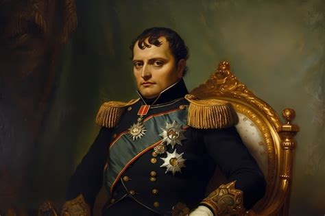 Premium Photo Napoleon Bonaparte French Emperor Portrait Famous Person