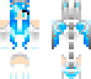 blue dragon girl | Minecraft Skin