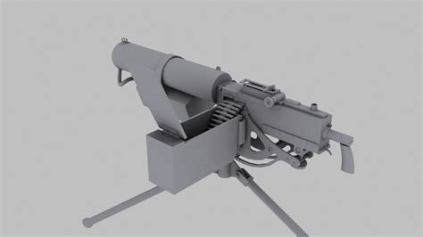 browning m1917 ammo box image - 3D Artists Group - IndieDB