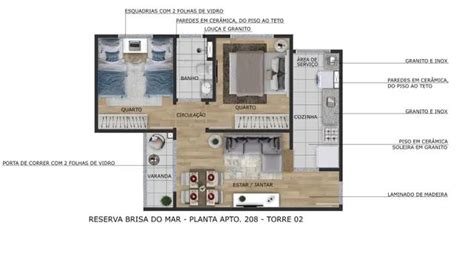 Apartamento Quartos Venda Manuel Dias Branco Fortaleza Ce