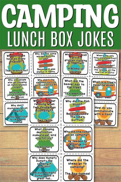 Free Printable Lunch Box Jokes For Kids 4 Different Sets