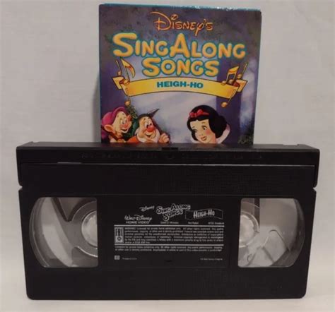 Walt Disney Sing Along Songs Vhs Snow White Heigh Ho And More Volume