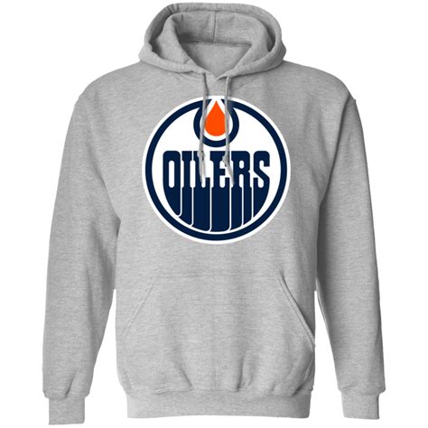 Edmonton Oilers Logo Pullover Hoodie - Happy Spring Tee