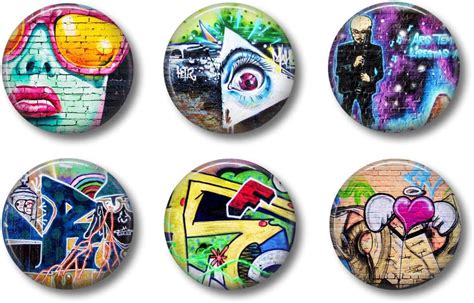 Graffiti Magnets Locker Magnets For Boys Or Girls Set