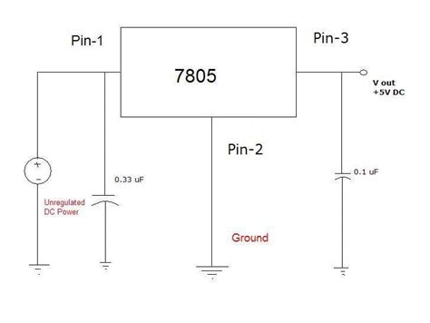 5v Regulated Power Supply Using 7805 Intertherm Wiring Diagram