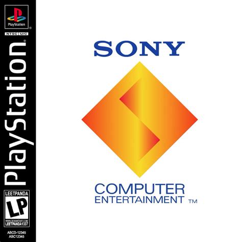 Playstation One Front Cover Template For Photoshop By Leetpanda1337 On