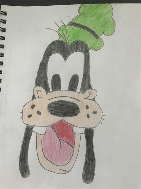 My drawing of goofy. : r/disney