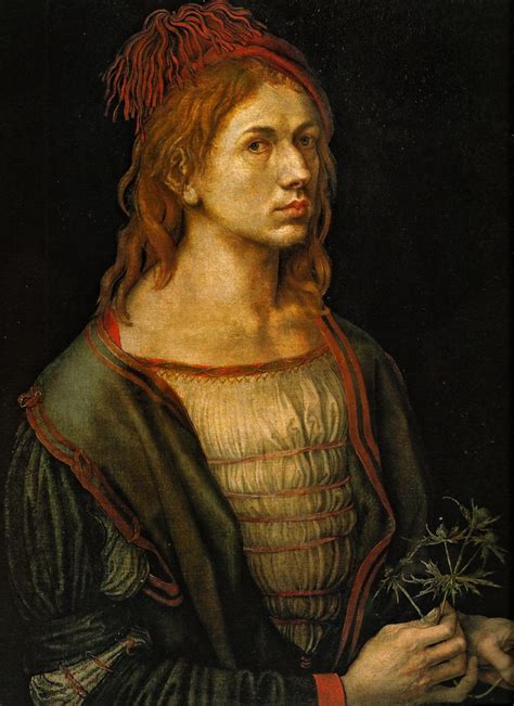 Albrecht D Rer Self Portrait At The Louvre Museum Flickr