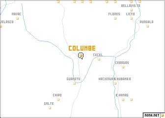 Columbe (Ecuador) map - nona.net