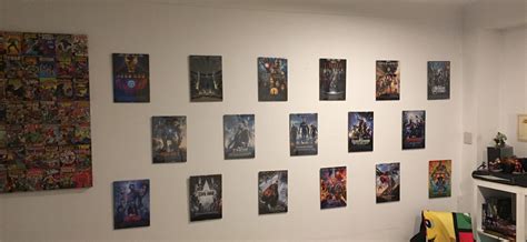 My new Marvel wall in my movie room : r/marvelstudios