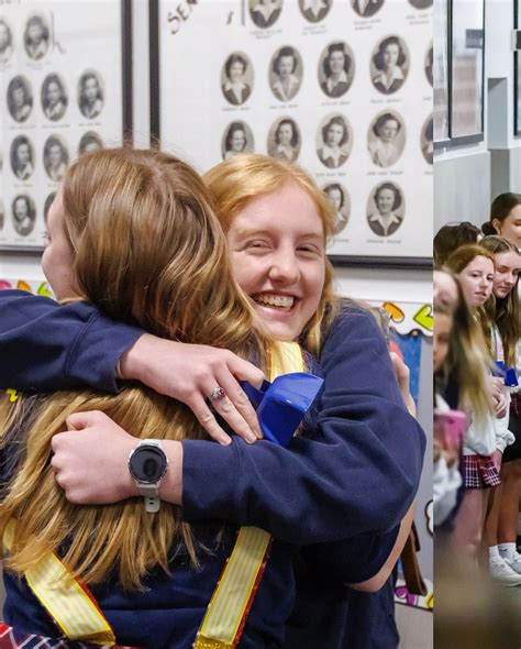 Ursuline Academy Of Dallas | Hugging the Class of 2025 extra tight
