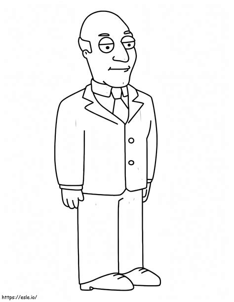 Avery Bullock From American Dad coloring page