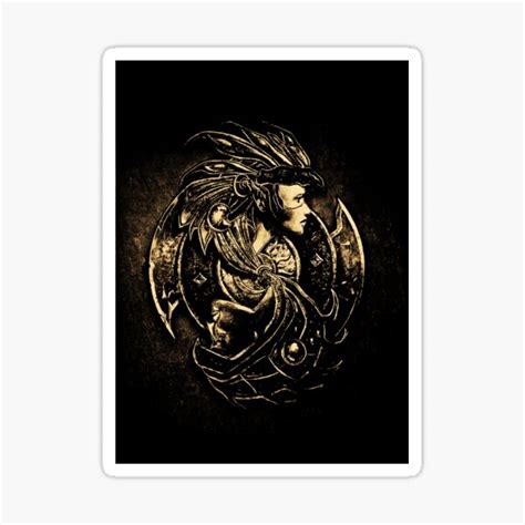 "Baldur's Gate Logo black and sepia" Sticker for Sale by Aemeth | Redbubble