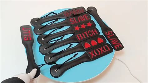 Bdsm Love Heart Xoxo Paddle Spanking Whip Flogger Sex Toy Fetish Kink