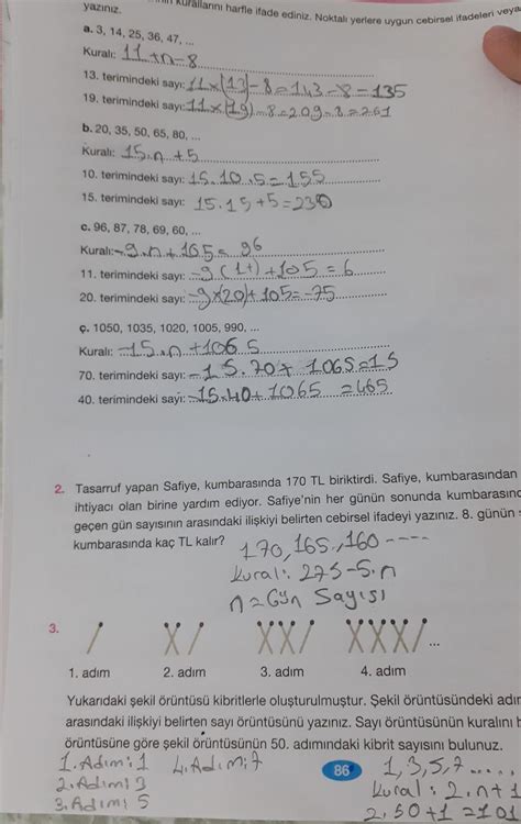 S N F Matematik Ders Kitab Cevaplar Berkay Yay Nlar Sayfa