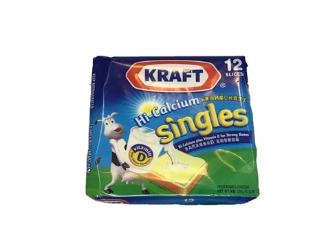 KRAFT SINGLES CHEESE 12S 250G - The Care