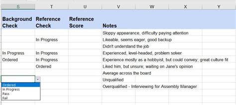 Applicant Tracking Spreadsheet Free Excel Templates