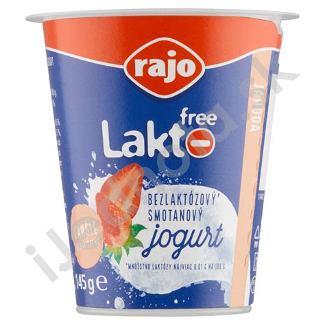 Rajo Lakto Free Smotanov Jogurt Jahoda G Coop Jednota Lc Sever