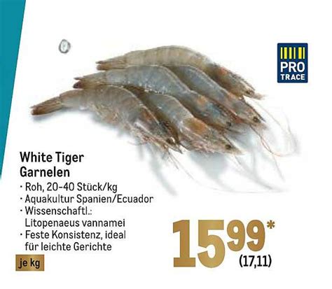 Fischerstolz Asc White Tiger Garnelen Angebot Bei Lidl