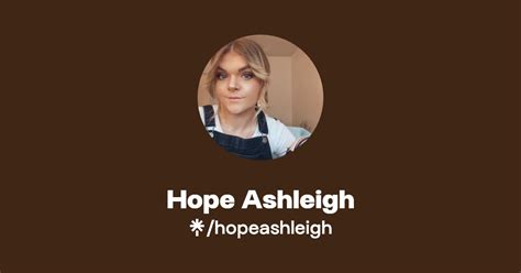 Hope Ashleigh Instagram Tiktok Linktree