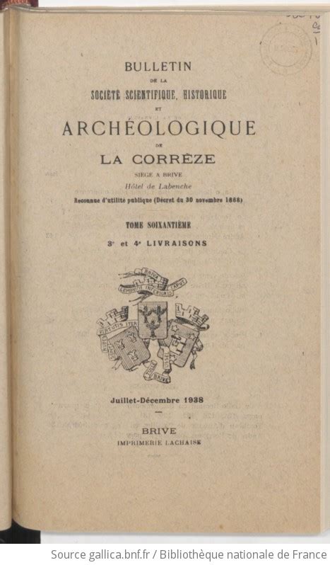 Bulletin de la Société scientifique historique et archéologique de la