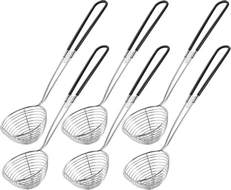 Hot Pot Strainer Scoops Stainless Steel Hot Pot Strainer Spoons Inch Mini Mesh Skimmer