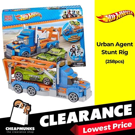 Hot Wheels Urban Agent Stunt Rig Pcs PuzzleOriginal MEGA Bloks Lazada