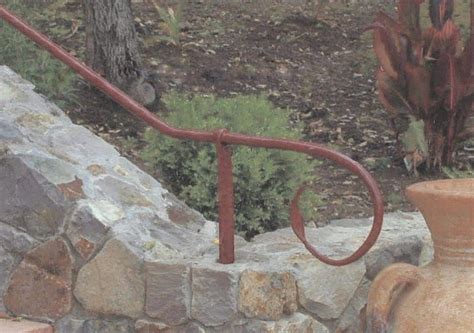 Hand Made Custom Forged Handrail By Napa Valley Custom Metal