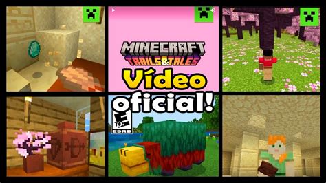 Minecraft Novo V Deo Oficial Da Atualiza O Trails And Tales