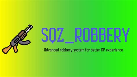 [release] [esx Qb] Sqz Robbery Advanced Robbery Script Fivem